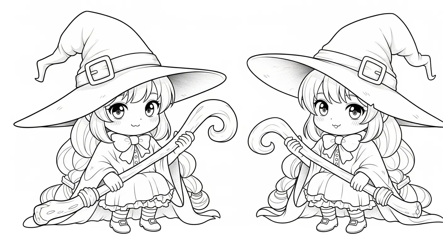 Witch Coloring Pages – 021