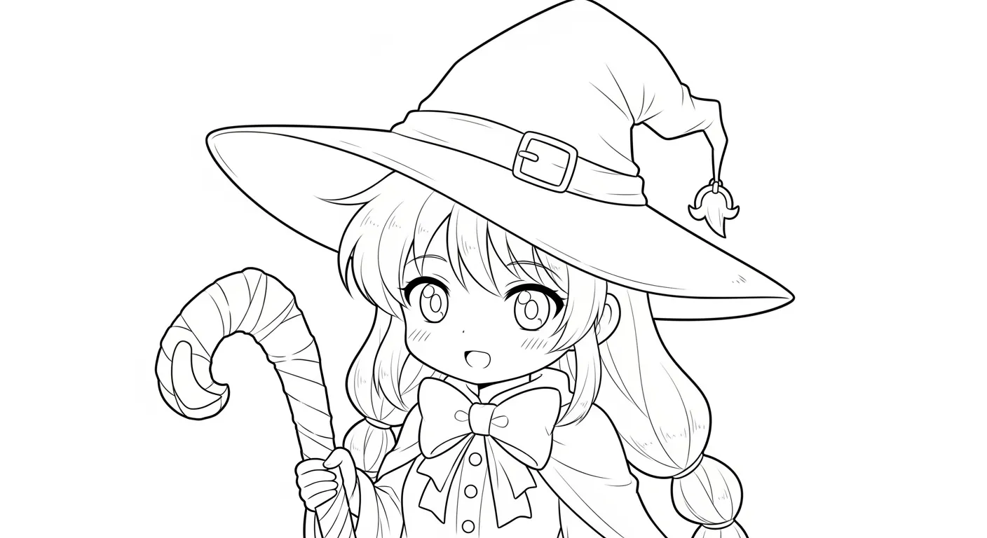 Witch Coloring Pages – 024