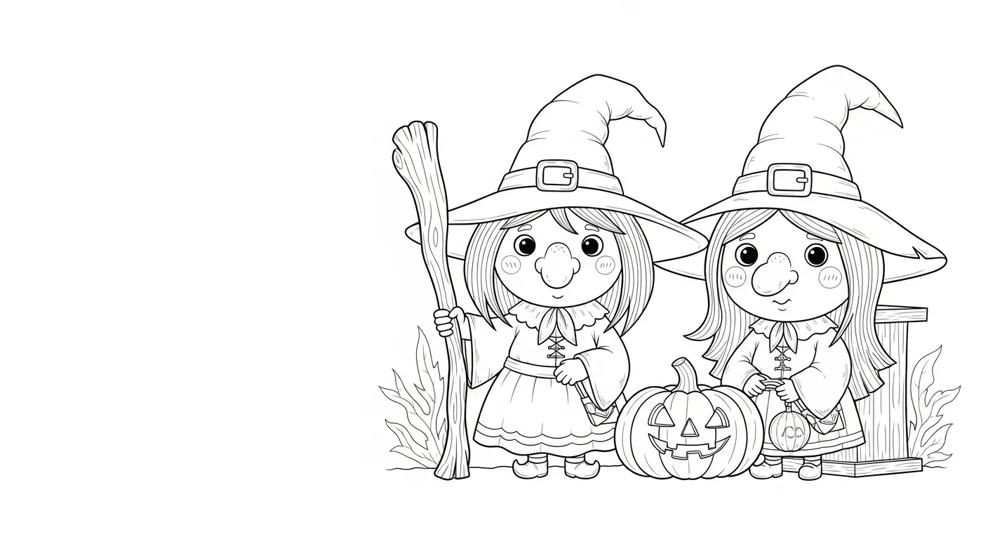 Witch Coloring Pages – 026