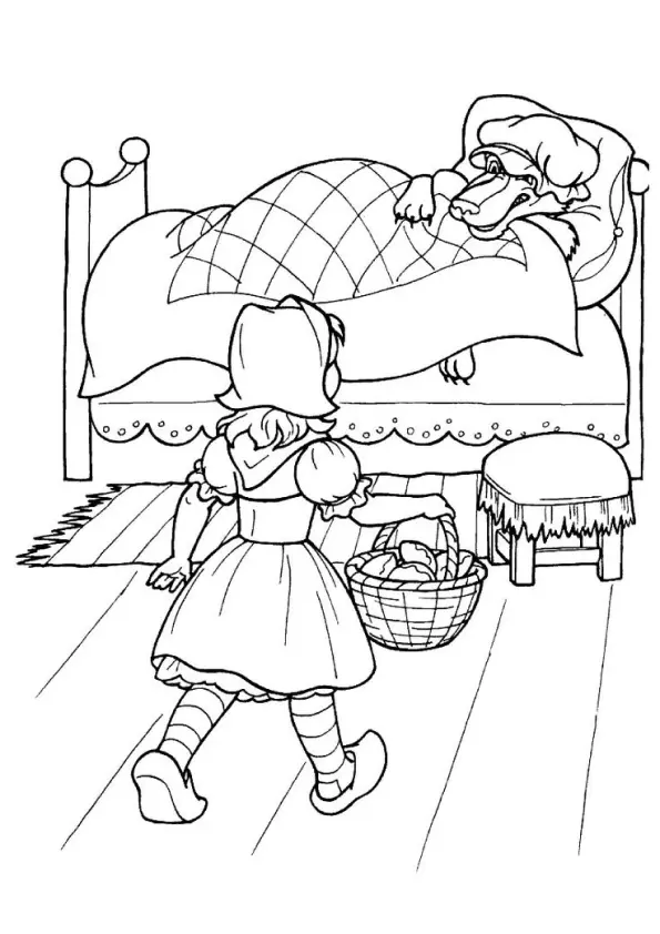 Wolf Coloring Pages – 005
