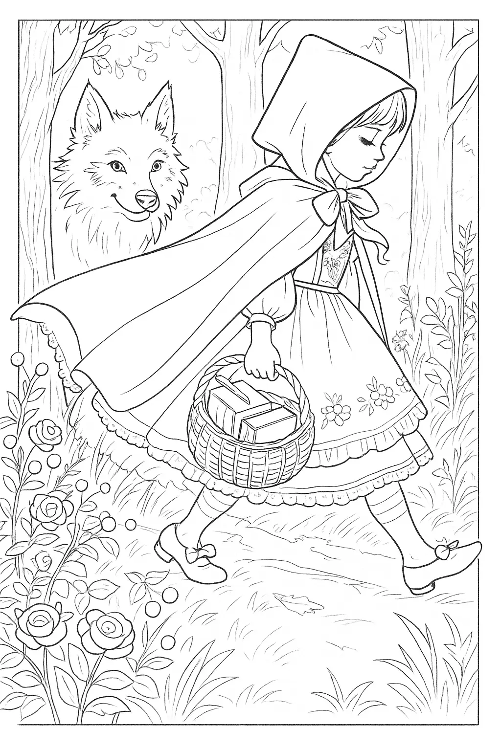Wolf Coloring Pages – 012