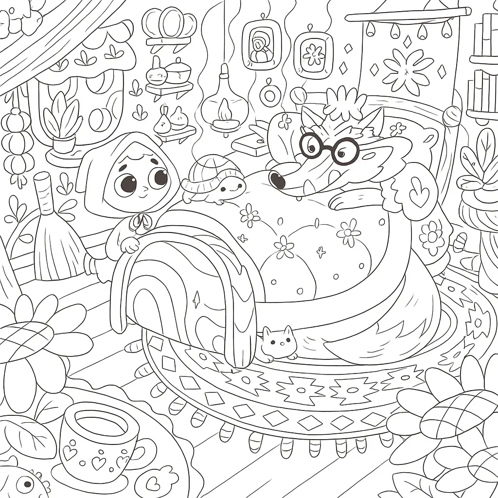 Wolf Coloring Pages – 013