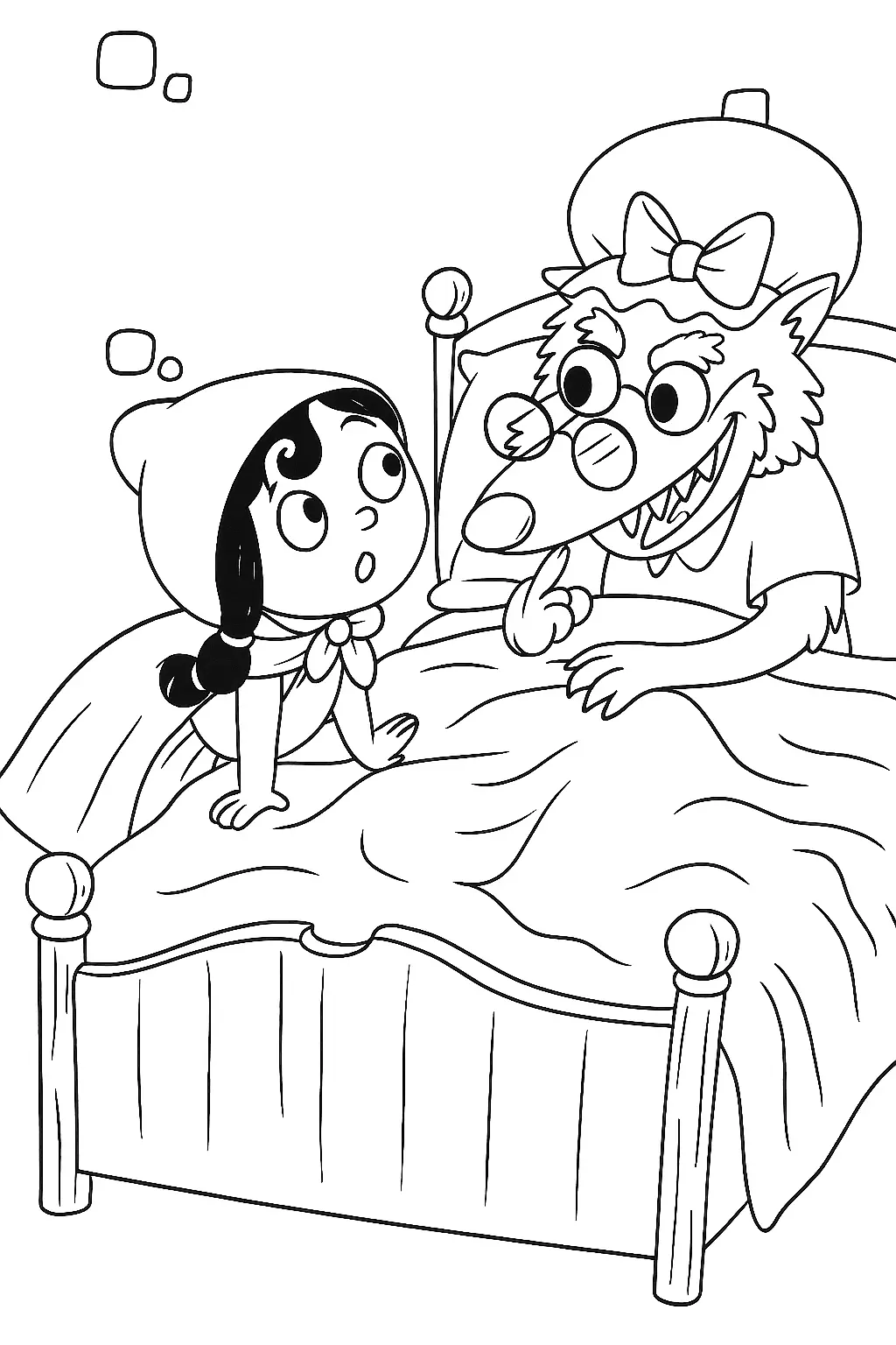 Wolf Coloring Pages – 018
