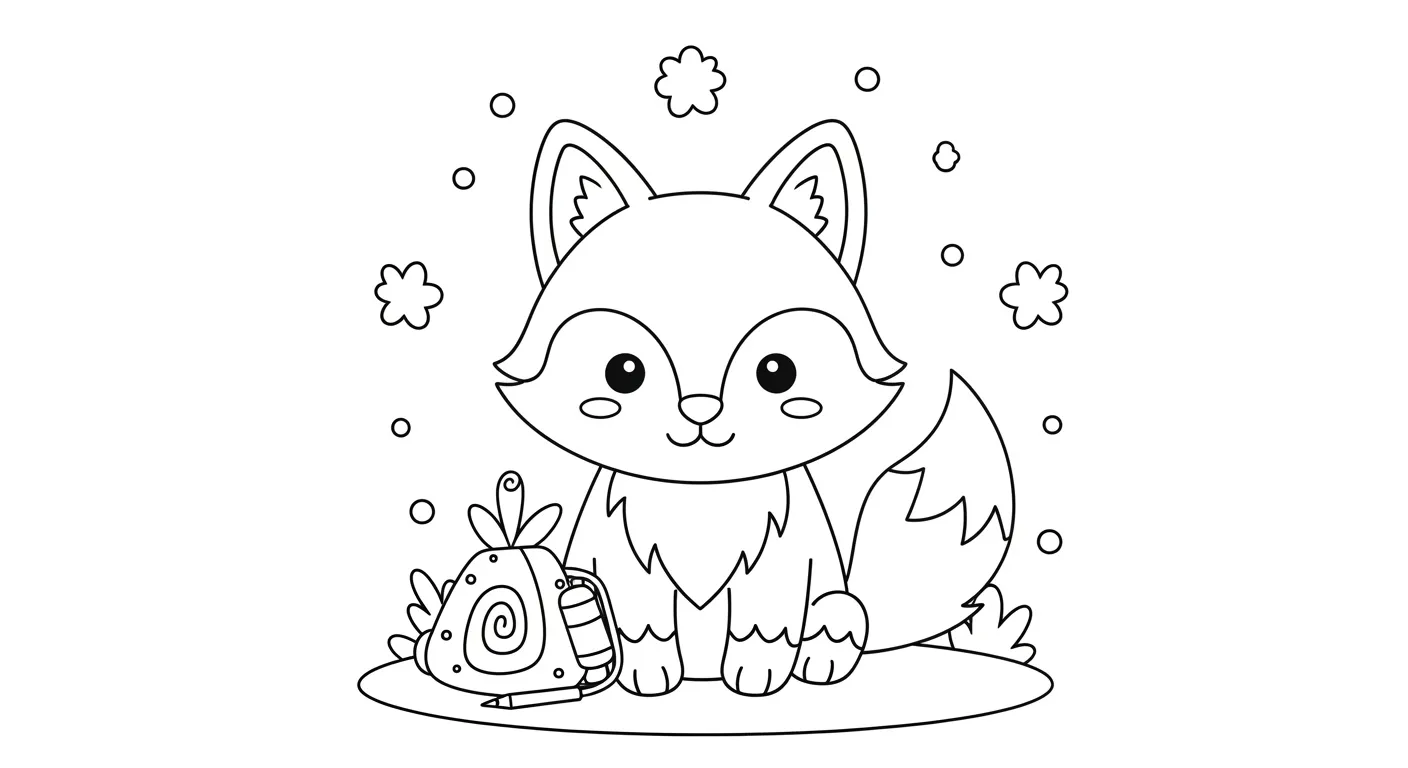 Wolf Coloring Pages – 024