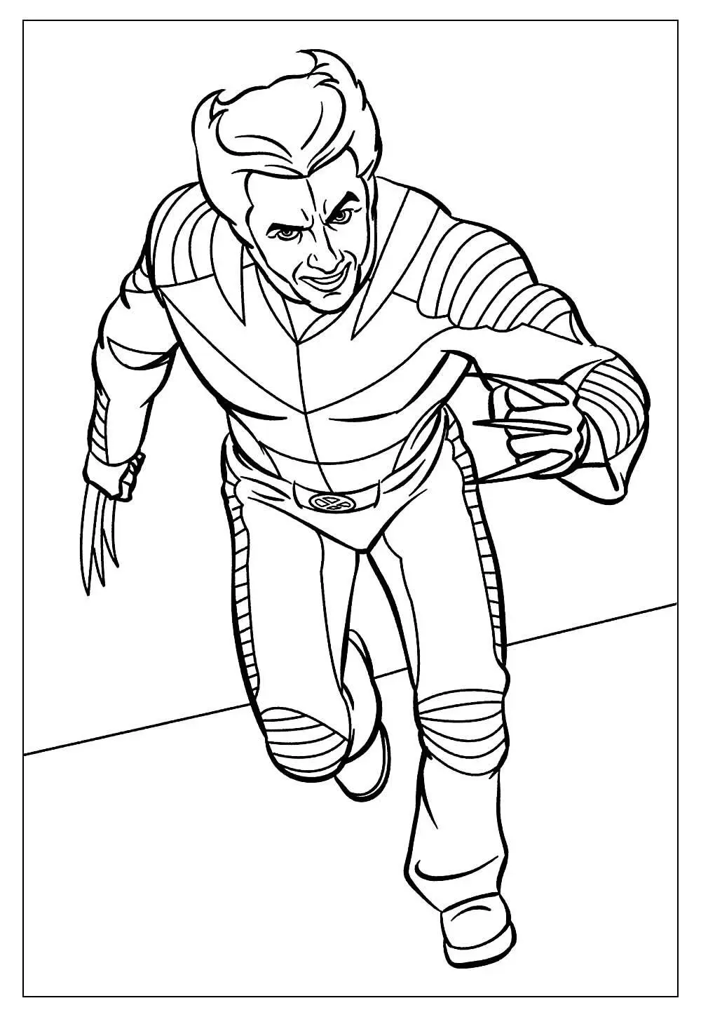 Wolverine Coloring Pages – 010