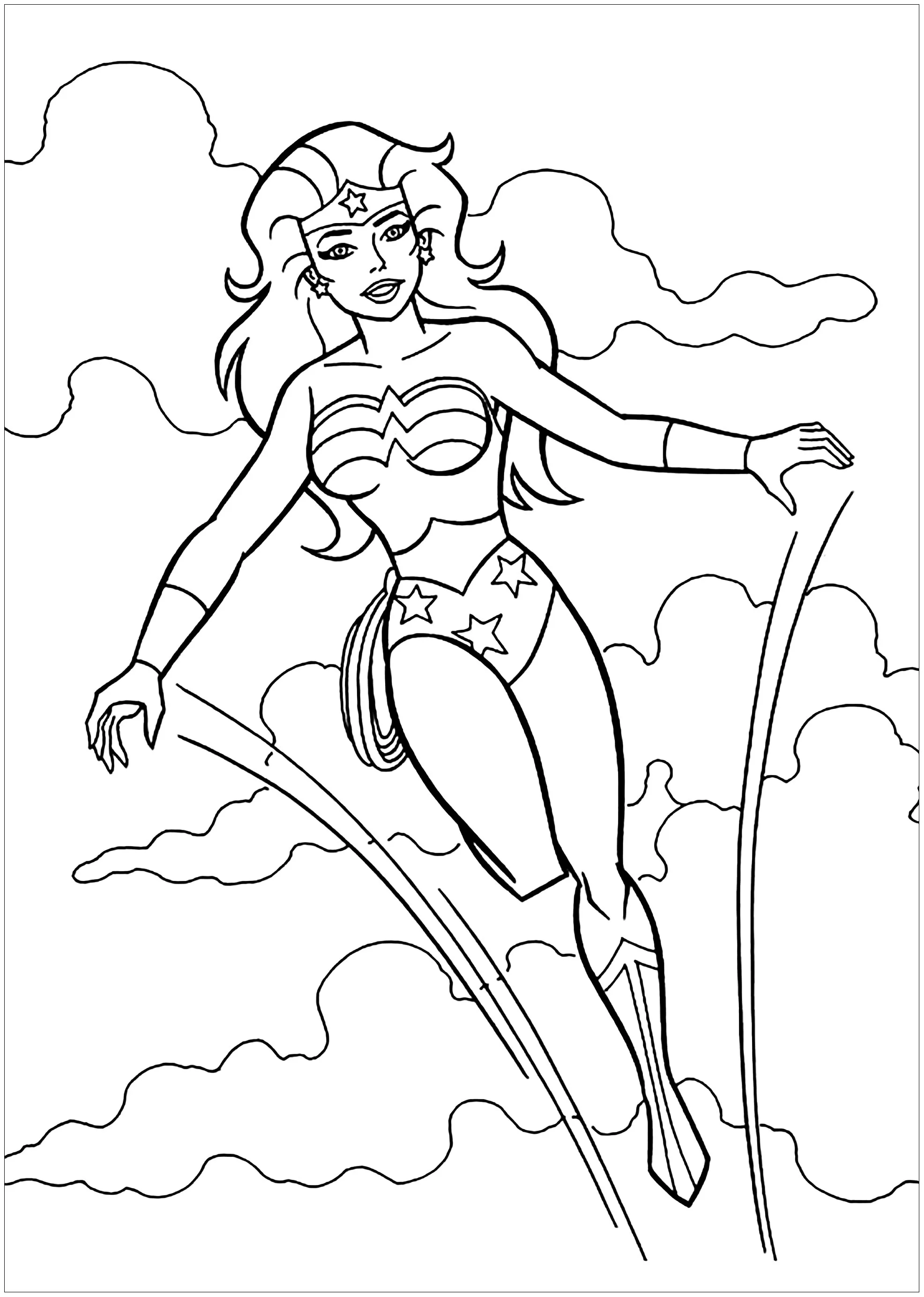 Wonder Woman Coloring Pages – 002