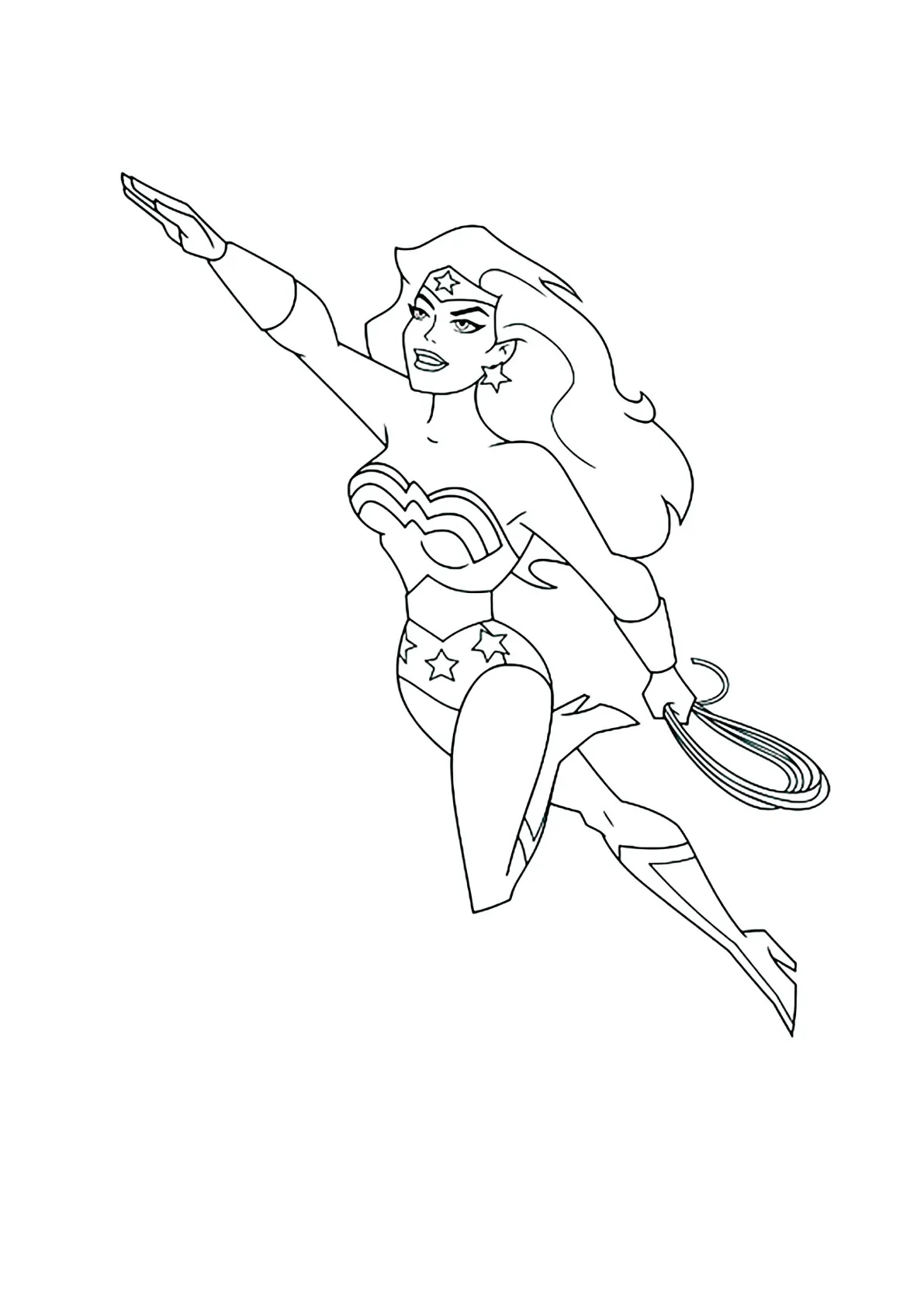 Wonder Woman Coloring Pages – 003
