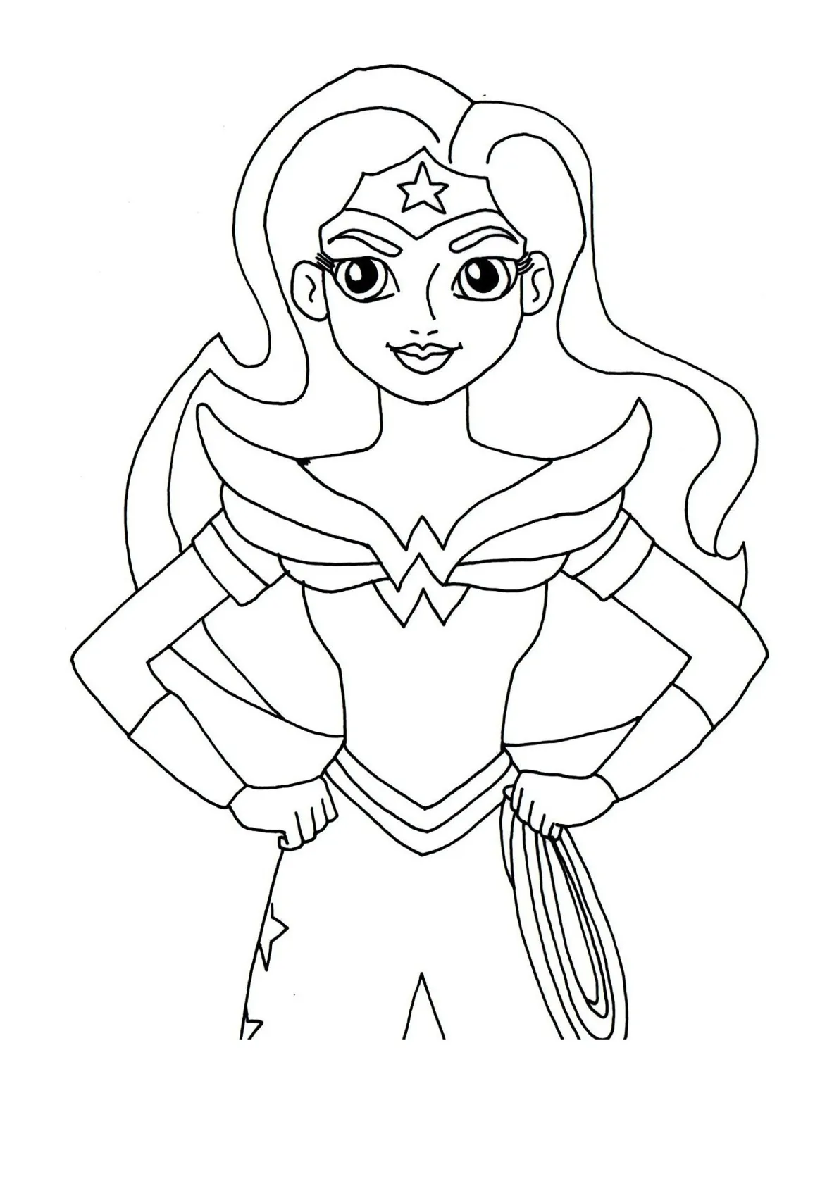 Wonder Woman Coloring Pages – 004