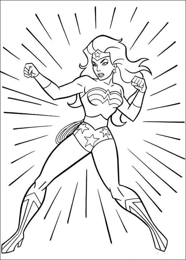 Wonder Woman Coloring Pages – 006