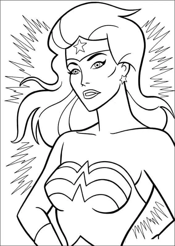 Wonder Woman Coloring Pages – 008