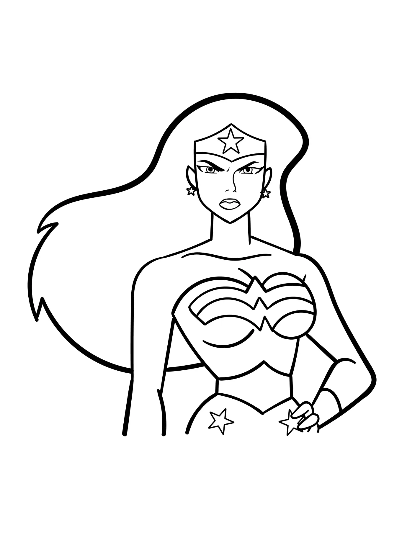 Wonder Woman Coloring Pages – 009