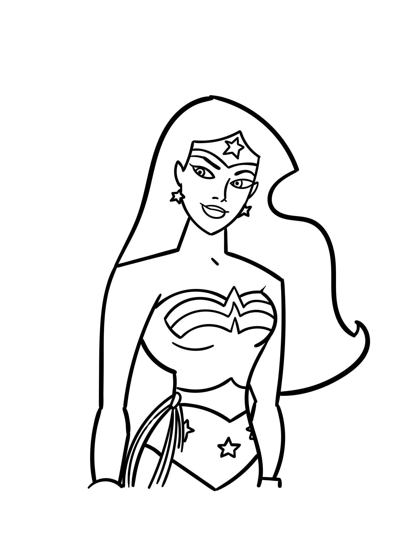 Wonder Woman Coloring Pages – 011
