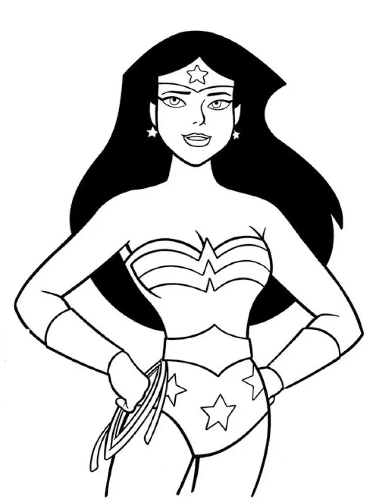 Wonder Woman Coloring Pages – 020
