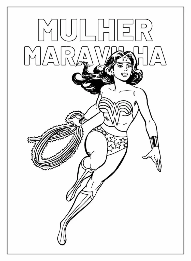 Wonder Woman Coloring Pages – 021