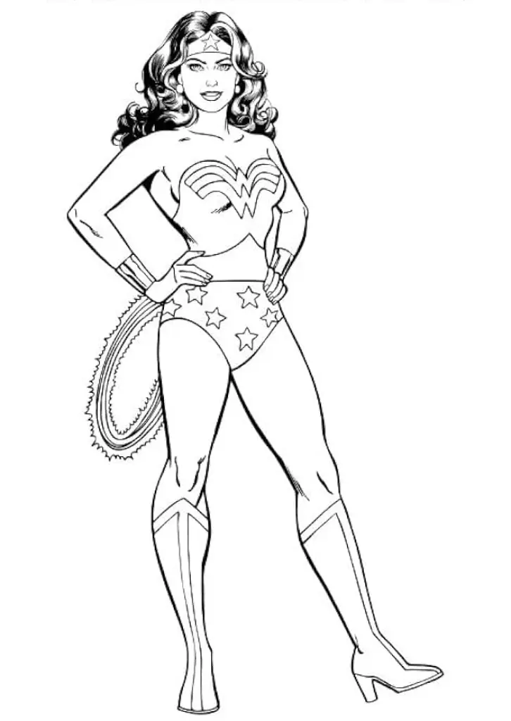 Wonder Woman Coloring Pages – 023