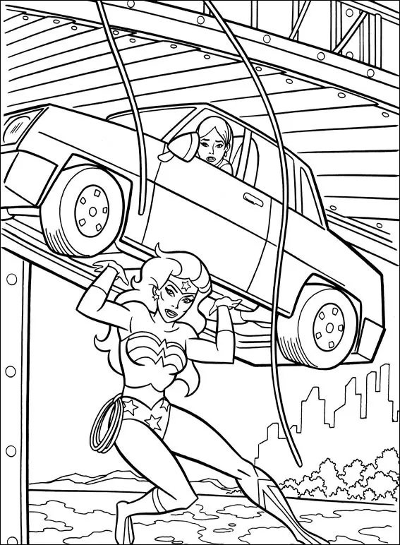 Wonder Woman Coloring Pages – 025