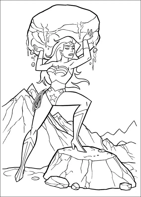 Wonder Woman Coloring Pages – 026