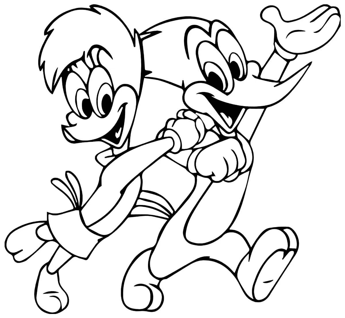 Woodpecker Coloring Pages – 002