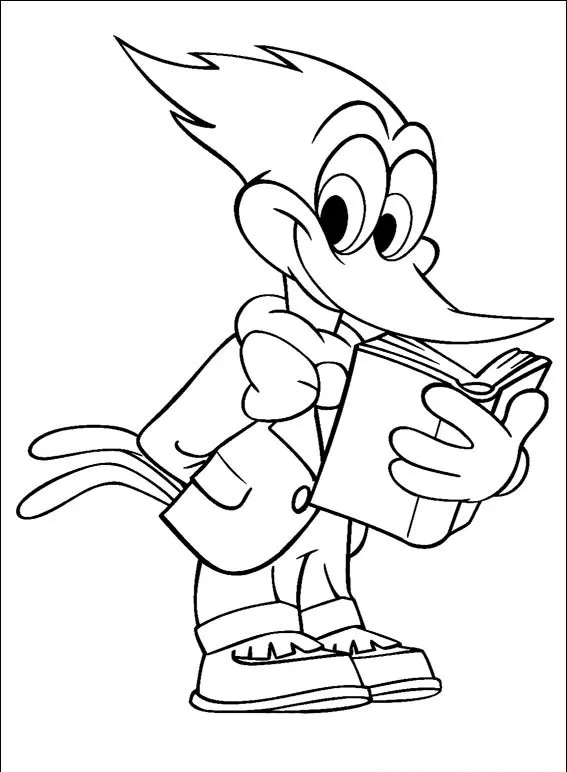Woodpecker Coloring Pages – 003
