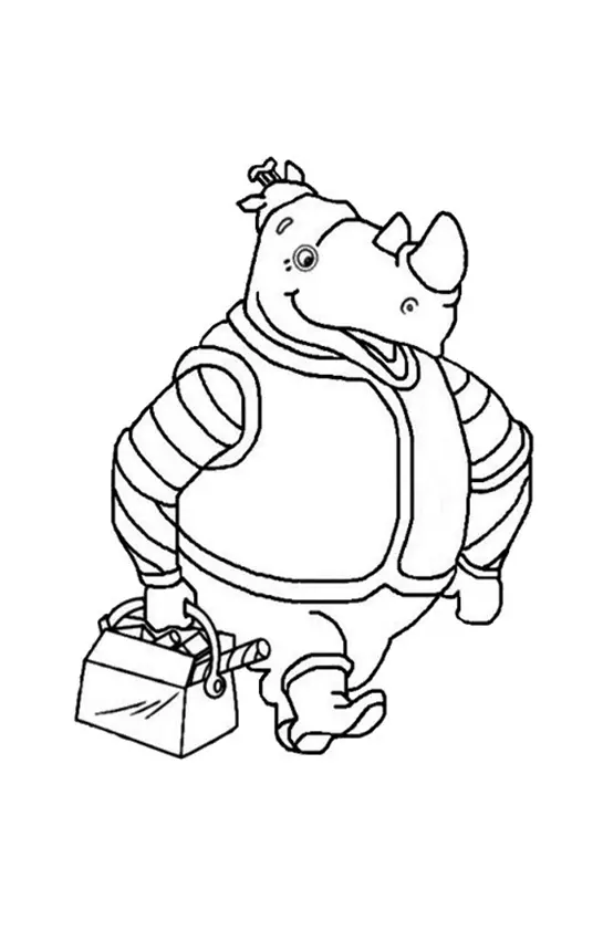 Yellow Woodpecker Farm Coloring Pages – 009