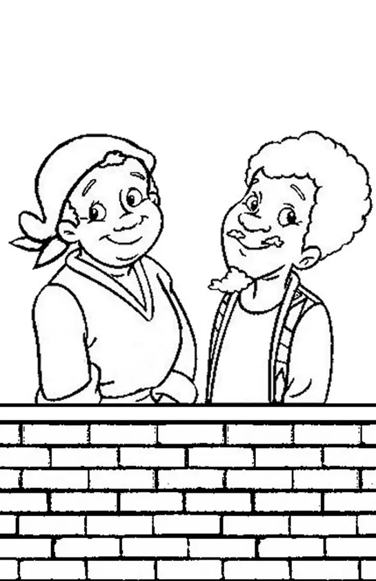 Yellow Woodpecker Farm Coloring Pages – 010