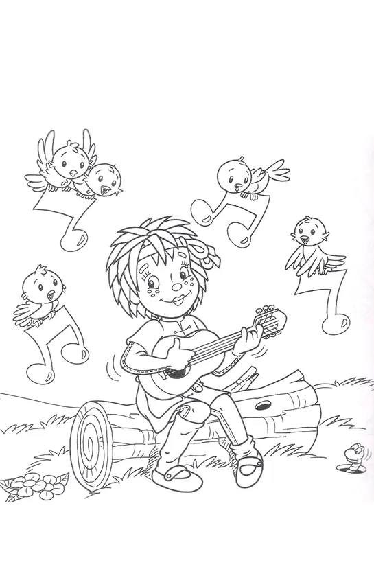 Yellow Woodpecker Farm Coloring Pages – 020