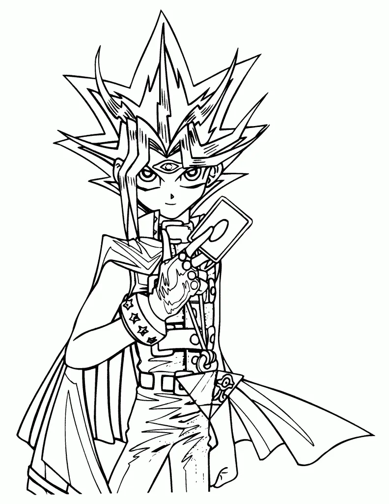 Yu-Gi-Oh Coloring Pages – 009